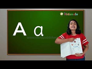 English Alphabet 'A' (Read and Write) - Kidsmate LKG Term 1 English - Digital Education Program.