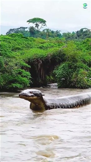 100 feet Giant anaconda found in Amazon River