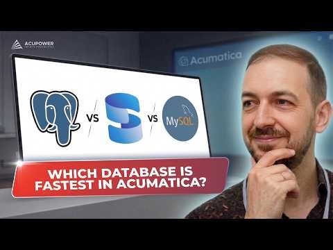 MS SQL vs PostgreSQL vs MySQL in Acumatica ERP. Real Benchmark Results (26R1)