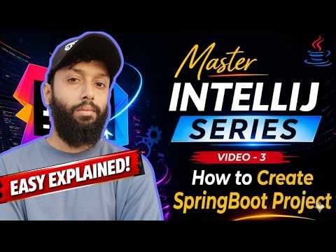 Spring Boot Project in IntelliJ IDEA 🚀 | Complete Beginner Guide (Step-by-Step)