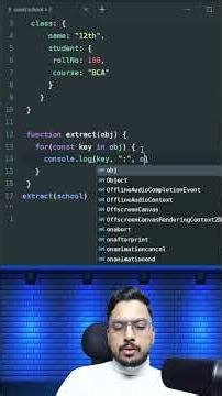How to Extract Keys from Object JS Shorts || #objectkeysjs #extractobjectkeys #jsinterview