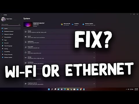 How To Fix Windows 11 Wi-Fi or Ethernet Connection Problem