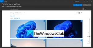 How to make a Video from Photos in Windows 11 using Clipchamp