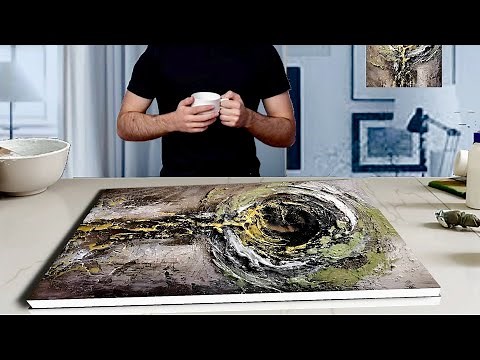 Mastering TEXTURED Art | ABSTRACT Painting on Canvas | ACRYLIC Tutorial