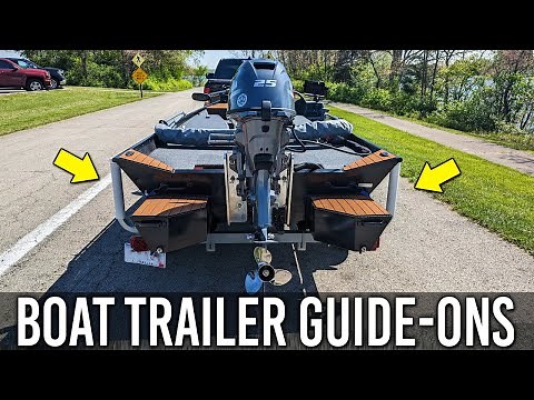 BOAT TRAILER GUIDES & HOW TO INSTALL THEM - JON BOAT TO BASS BOAT BUILD CONVERSION