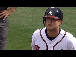 McCann's first big league hit, RBI