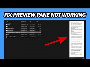 Fix Preview Pane Not Working for PDF Files in File Explorer | New Update