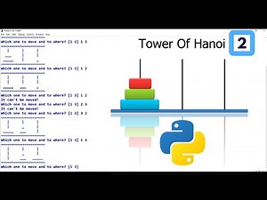 Tower of Hanoi game - 2 (Python)