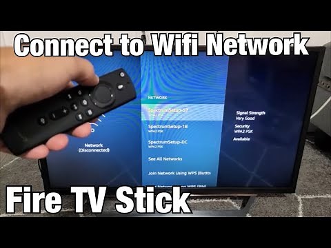 Fire TV Stick 4: How to Connect to Wifi Internet Network