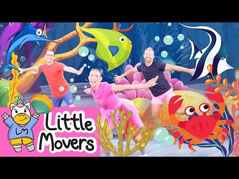 Fun Sea Animal Dance For Kids: Learn Ocean Moves - Kids Dance Along! | Little Movers