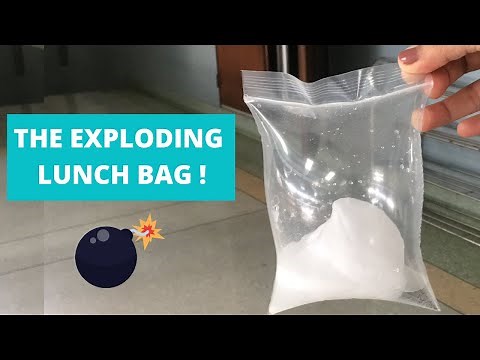 The Exploding Lunch Bag | SANDWICH POP | Vinegar and Baking soda Experiment | Chemical Reaction