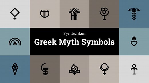 Greek Mythology Symbols - Greek Mythology Meanings - Graphic and Meanings of Greek Mythology Symbols