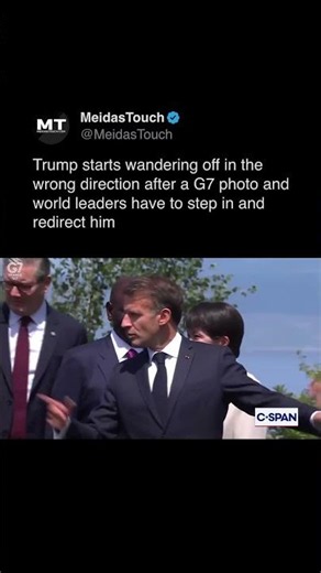 Trump wanders off in wrong direction, world leaders redirect him