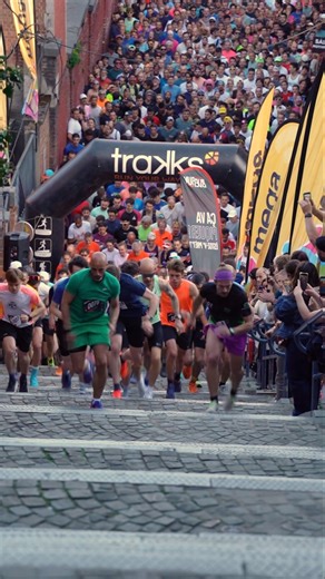 Le départ de la BueRun, à Liège 🇧🇪