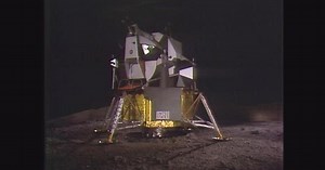 Watch the moment men first landed on the moon