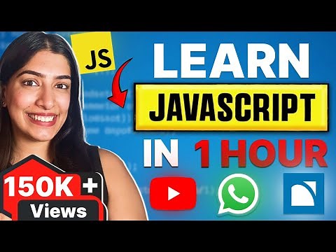 JavaScript for Beginners | Learn JavaScript in one hour!
