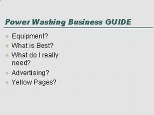 Start a Power Washing Business with step by step guide
