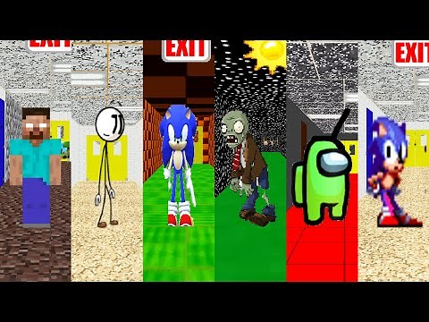 Mods 6 With Baldi Cartoon Games | Baldi's Basics [Mod]