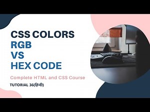 CSS Colors (HTML and CSS tutorial 36)