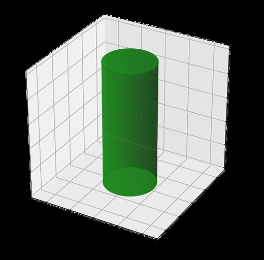 [matplotlib 3D] 35. 円柱(円筒座標)