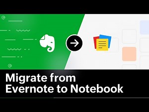 Migrate from Evernote to Zoho Notebook