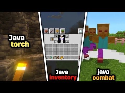 3 mod That Minecraft PE into Minecraft java Edition 2025 :)