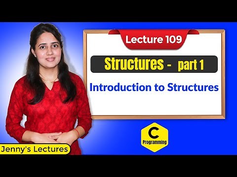 C_109 Structures in C - part 1| Introduction to Structures | C Programming