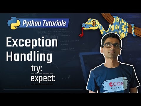 15. Exception Handling [Python 3 Programming Tutorials]