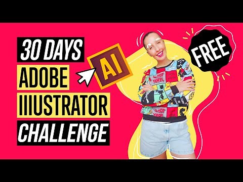 HOW TO BECOME A GRAPHIC DESIGNER! A FREE 30 DAYS ADOBE ILLUSTRATOR TUTORIAL PLAN