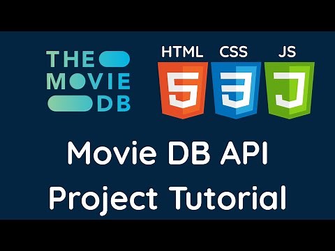 The Movie Database API Project Tutorial using HTML, CSS, and JavaScript