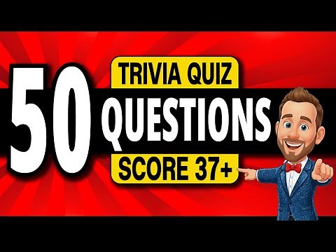 50 FUN Trivia Quiz Questions EVERYONE Can Beat! 🏆 General Knowledge Pub Quiz