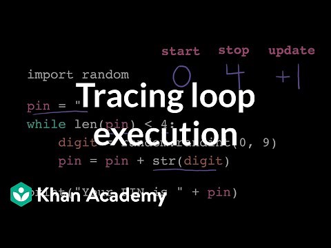 Tracing loop execution | Intro to CS - Python | Khan Academy