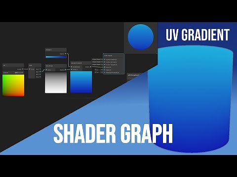 UV Gradient method in Unity Shader Graph | Shader Bits Series