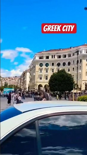 Thessaloniki Greece city walk 🌆🏙️💙 #travel #tour #europe