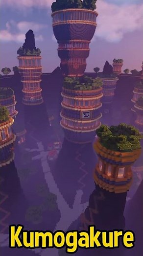 The ENTIRE Naruto World built into MINECRAFT #Shorts