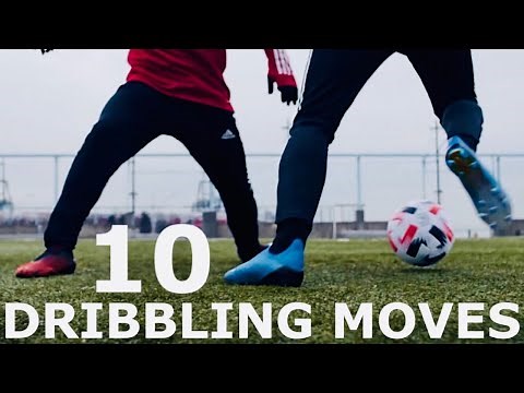 10 Dribbling Moves To Beat Defenders | Step By Step Dribbling Skills Tutorial