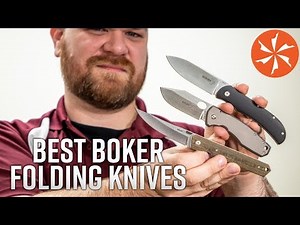 The Best Boker Plus EDC Folding Knives Available at KnifeCenter.com