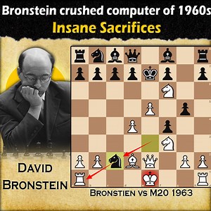 Bronstein crushed a computer of 1960s | Bronstien vs M20 (Computer) 1963 | Kings Hunt