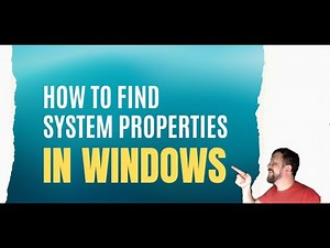 Secrets of Windows Revealed: Locating System Properties