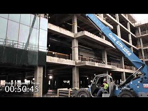 Harmon Inc Unitized Curtain Wall Installation