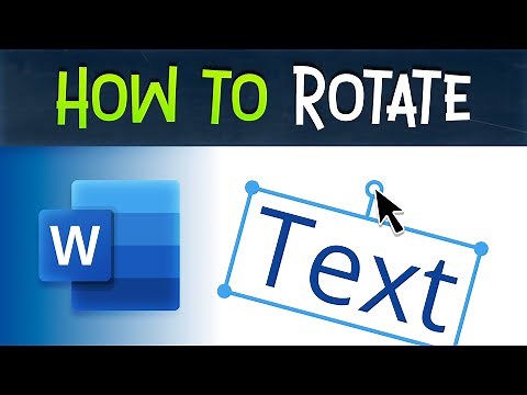 How to Rotate Text Box in MS Word Short Tutorial