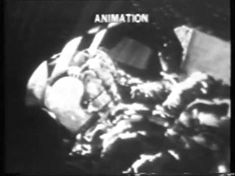 Launch of Apollo 12 Saturn V and lightning strike on rocket, original NBC TV