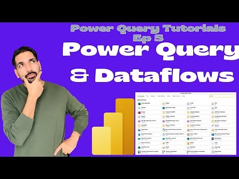 How to use Power Query to transform data and create dataflows? | Power BI | Power Query Tutorial Ep5