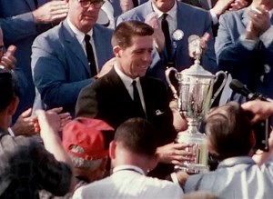 South Africa’s Gary Player made history in the 1965 #USOpen at Bellerive Country Club, completing the career Grand Slam and becoming the first international player to win the championship since 1920. More history will be made six weeks from today at Shinnecock Hills! | U.S. Open Championship