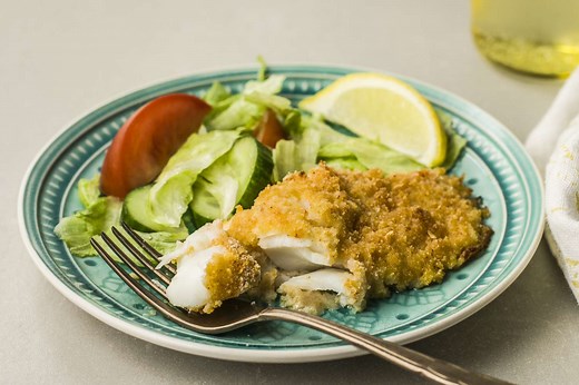 Easy Parmesan Breadcrumb Crusted Baked Fish