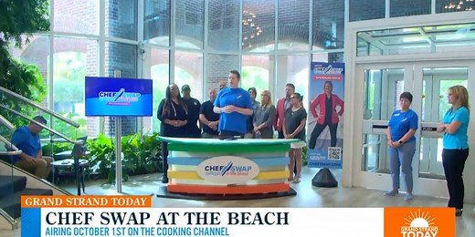 Chef Swap at the Beach premieres this Saturday on The Cooking Channel