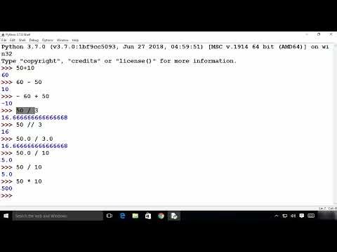 Python Tutorial for Beginners 3 Basic Math, Mathematical Operators and Python Expressions