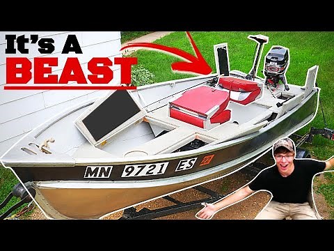 BUILDING The ULTIMATE Fishing BOAT || 12 Foot Boat Modifications and Upgrades