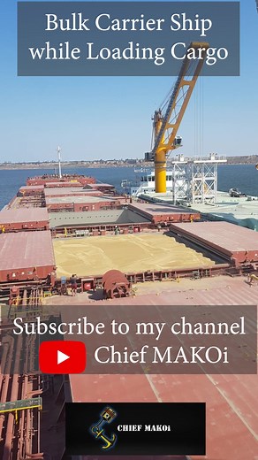 Bulk Carrier Ship Loading Operation