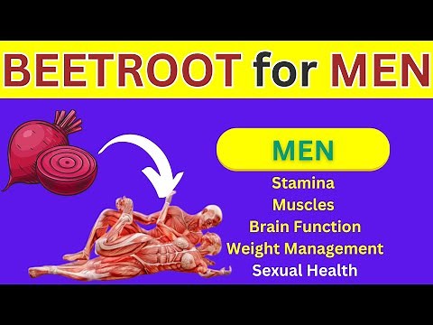 10 Research Backed Benefits of Beetroot Juice for Men 😘#drberg #health #beetroot